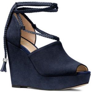 Michael Kors Hastings Suede Wedge NEW!!